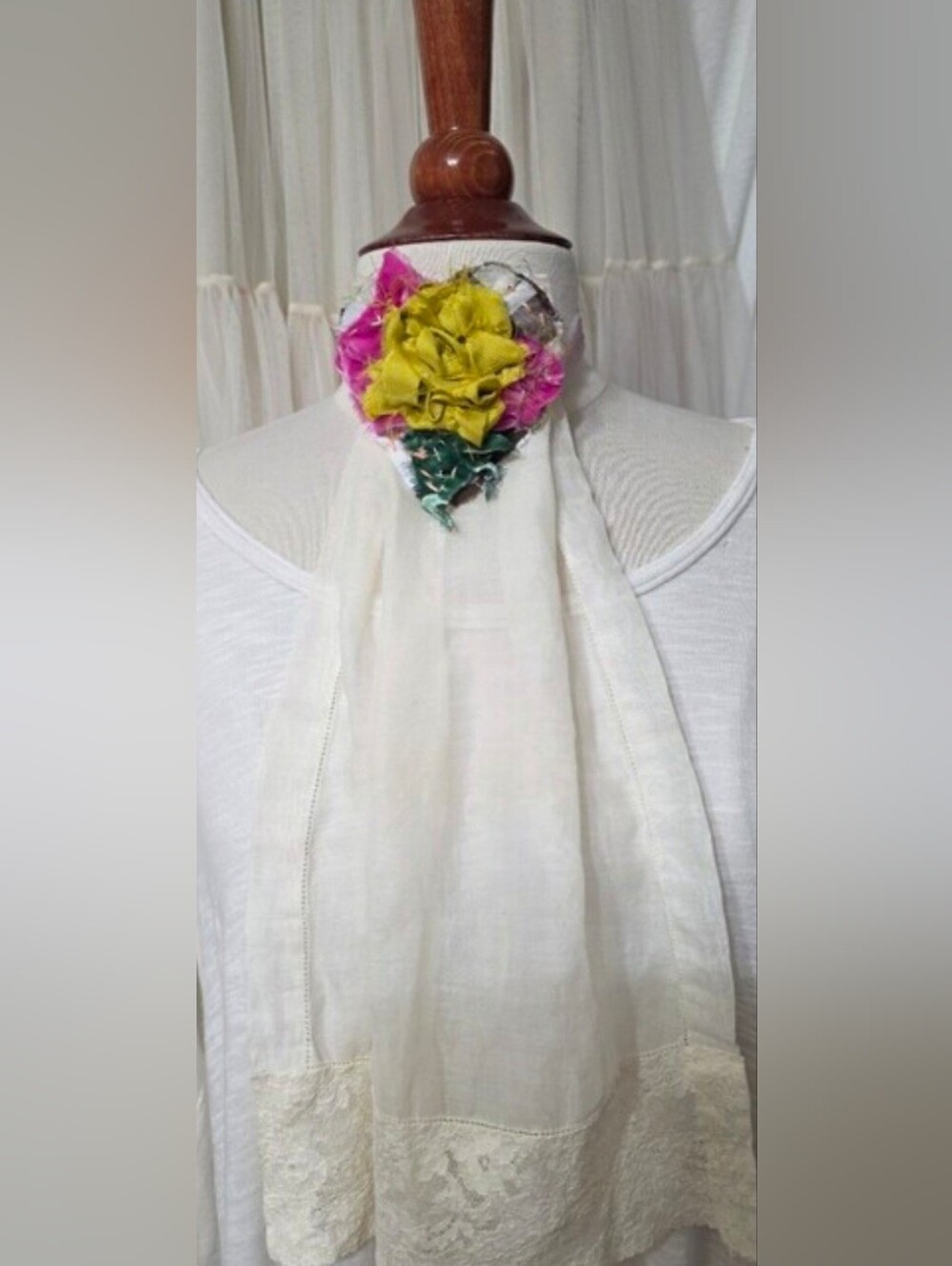 JABOT💓MOSSIE ANNA ARTISAN DESIGN NWT OOAK - Picture 11 of 12